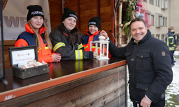 Das Zeltweger Adventdorf am Heiligen Abend
