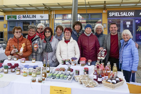 Herbstbasar der Reifen Äpfel Zeltweg
